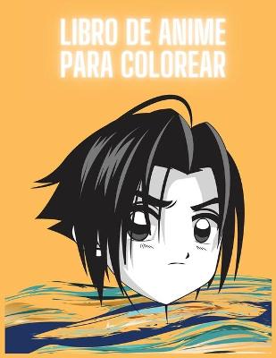 Book cover for Libro para colorear de anime