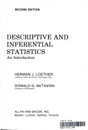 Book cover for Descriptive and Inferential Statistics