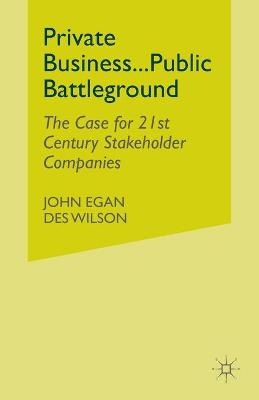 Book cover for Private Business-Public Battleground