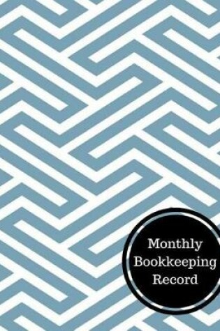 Cover of Monthly Bookkeeping Record
