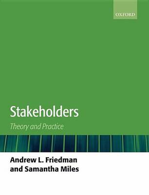 Book cover for Stakeholders: Theory and Practice