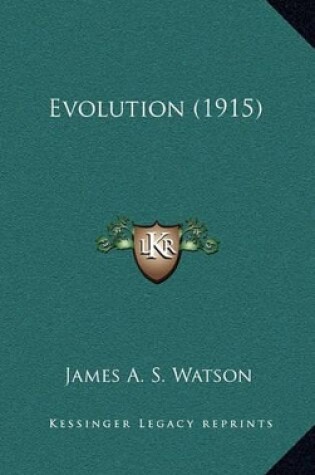 Cover of Evolution (1915)