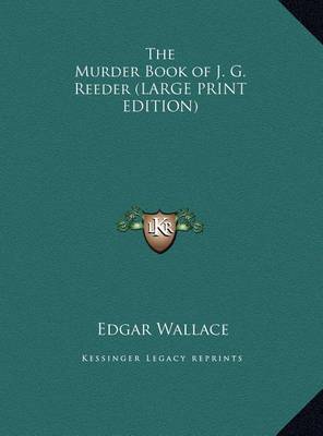 Book cover for The Murder Book of J. G. Reeder