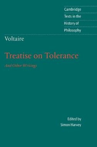 Cover of Voltaire: Treatise on Tolerance