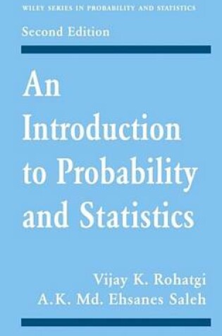 Cover of An Introduction to Probability and Statistics