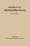 Book cover for Die Prufung Nichtmetallischer Baustoffe