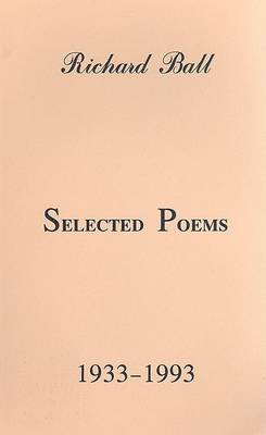 Book cover for Selected Poems, 1933-1993