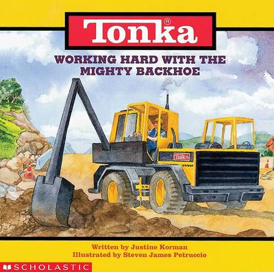 Book cover for Working Hard with Mighty Backhoe