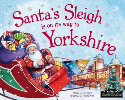 Book cover for Santa's Sleigh is on its Way to Yorkshire