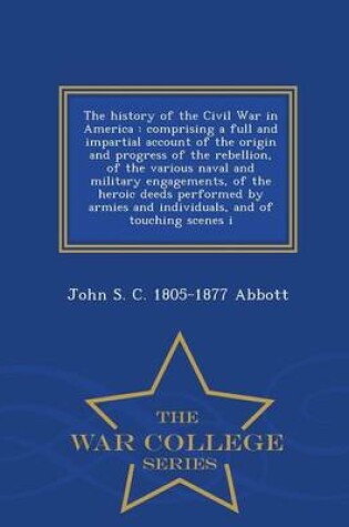 Cover of The History of the Civil War in America