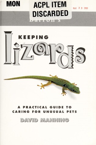 Cover of Keeping Lizards