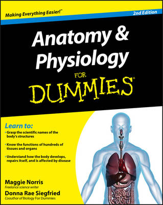 Book cover for Anatomy and Physiology For Dummies