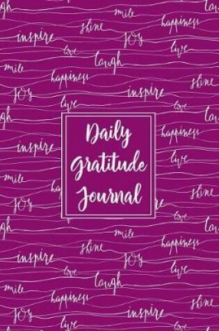 Cover of Gratitude Journal Inspiring Handwritten Words 6