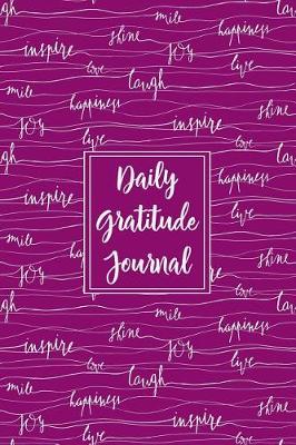 Cover of Gratitude Journal Inspiring Handwritten Words 6