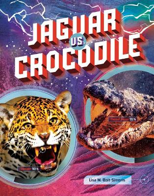 Book cover for Jaguar vs Crocodile