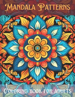 Book cover for Wonderful mandala patterns coloring book for adults