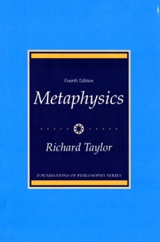 Cover of Metaphysics