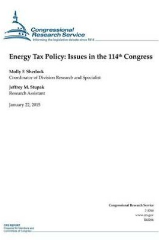 Cover of Energy Tax Policy