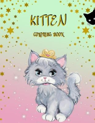 Book cover for Kitten Coloring Book