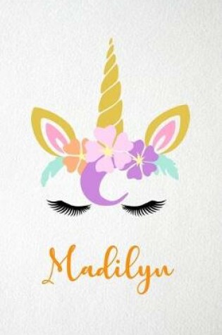 Cover of Madilyn A5 Lined Notebook 110 Pages