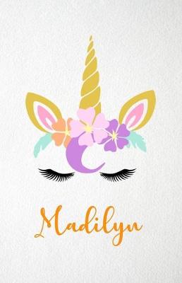 Book cover for Madilyn A5 Lined Notebook 110 Pages