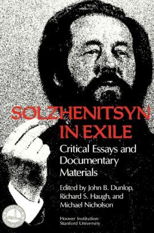 Cover of Solzhenitsyn in Exile