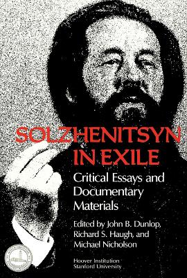 Book cover for Solzhenitsyn in Exile