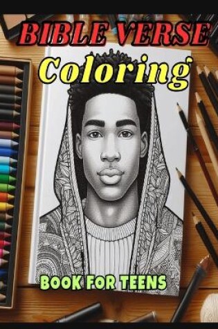 Cover of Bible Verse Coloring Book Teens