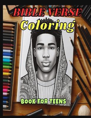 Book cover for Bible Verse Coloring Book Teens