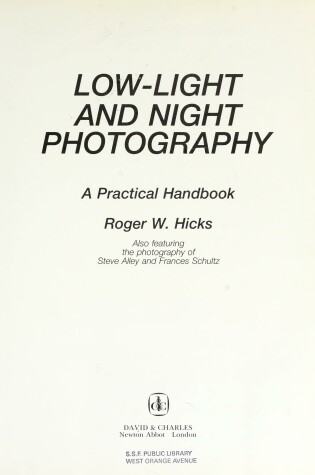 Cover of Low Light and Night Photography