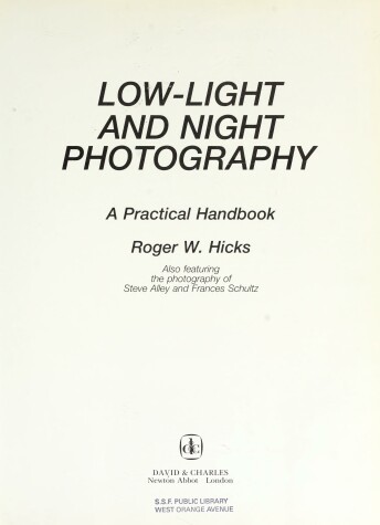 Book cover for Low Light and Night Photography