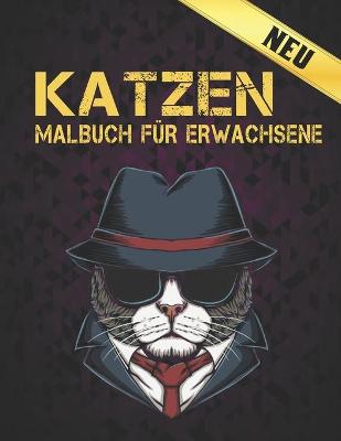 Book cover for Malbuch für Erwachsene Katzen