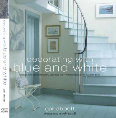 Book cover for Decorating with Blue and White