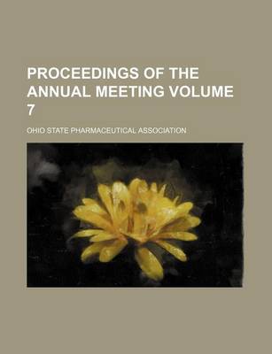 Book cover for Proceedings of the Annual Meeting Volume 7