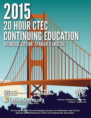 Book cover for 2015 20 Hour Ctec Continuing Education Bilingual Edition