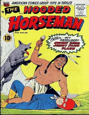 Book cover for Hooded Horseman Number 20 Mystery Comic Book