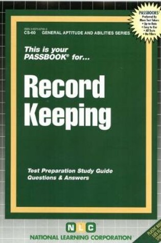 Cover of Record Keeping