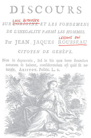 Cover of Lessons on Rousseau