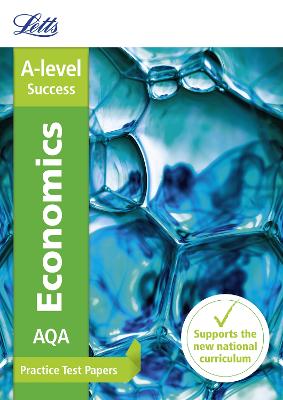 Book cover for AQA A-level Economics Practice Test Papers