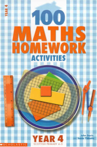 Cover of 100 Maths Homework Activities for Year 4