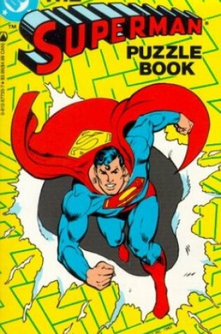 Cover of Superman Puzzle Game Book