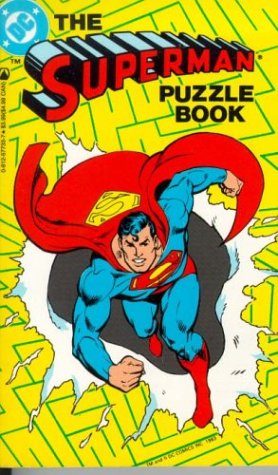 Book cover for Superman Puzzle Game Book