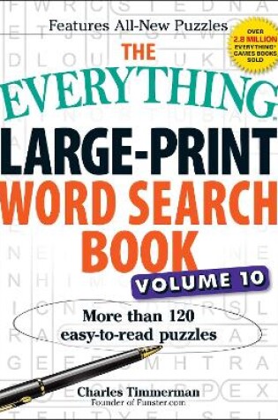 Cover of The Everything Large-Print Word Search Book, Volume 10