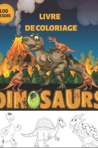 Cover of livre de coloriage dinosaurs