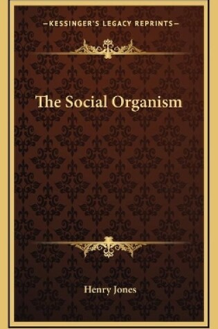 Cover of The Social Organism