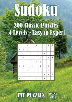 Book cover for 200 Classic Puzzles - 4 Levels - Easy to Expert