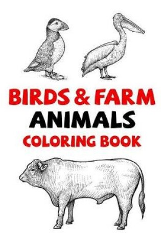 Cover of Birds&farm Animals Coloring Book