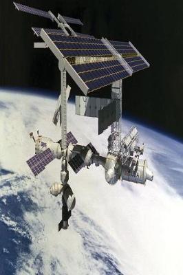 Cover of Science Journal Outer Space Station Above Planet