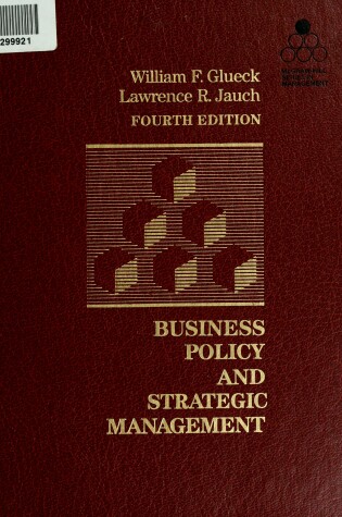 Cover of Business Policy and Strategic Management