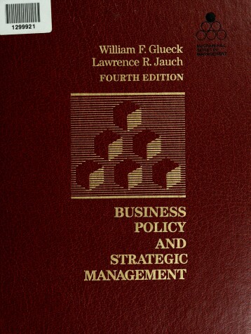 Cover of Business Policy and Strategic Management